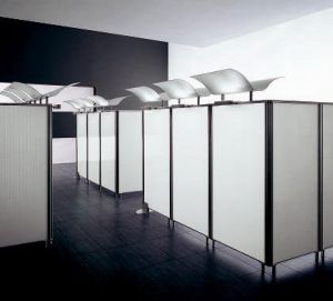 12 Callcenterm�bel Trennw�nde Stellwand wei�