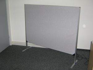 33 Callcenterm�bel Trennw�nde Stellwand grau