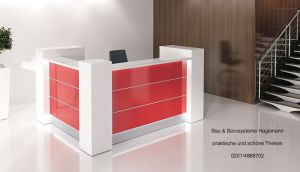 Feng Shui B�rosysteme Nr.BT.1 Beleuchtete Theken1 rot