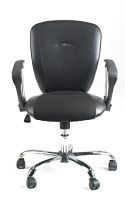 B�rostuhl Call Center B�rost�hle Kunstleder schwarz Armlehnen