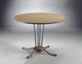 Tisch mit Platte Buche Dekor 100 cm Durchmesser