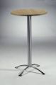 Stehtisch Surfer Line verchromt, S�ule alufarbig