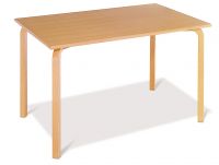 Tisch Tische 2 Platte Melamin Beine Buche natur 120 x 70 cm