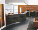 Empfangstheke Rezeption Reception Theke  grau schwarz wei�