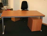 Schreibtisch Arbeitsplatz - 160 cm breit - Kirsche - Referenz Ha
