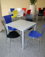 210 St�hle Kantinenst�hle K�nigsblau dunkel blau schwarz