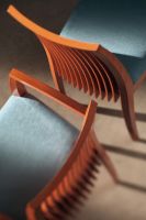 Designer Kantinenst�hle Barhocker blau mit o. ohne Armlehnen