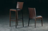 Designer Stuhl Hocker Bar Club Bistro gepolstert gr�n