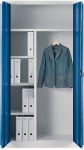 Werkstatt Garderobenschrank blaugrau