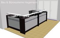 Nr.95 Tresen Arzttheken Empfangstheken wenge wei�