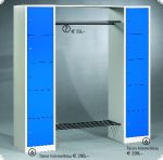 Garderobe Kombination 10 Schlie�f�cher Stahlschrank