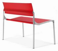 C2703 Bank ohne Armlehne - rot