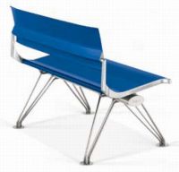 C2801 Bank ohne Armlehnen - blau