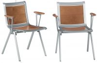 C2615 Stuhl St�hle mit Holz-Sitz + Lehnen