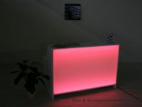 LED Theke 1 Ladentheke Empfangstheke  mit Beleuchtung pink