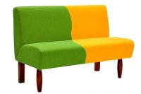 6 Sitzbank Sitzb�nke Bank B�nke gelb gr�n verschiedene Farben
