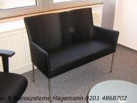 33 Sitzbank Sitzb�nke Bank B�nke schwarz Leder chrom