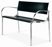 36 Sitzbank Sitzb�nke Bank B�nke Metall schwarz chrom