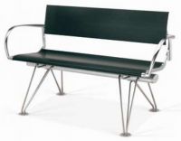 45 Sitzbank Sitzb�nke Bank B�nke Metall schwarz silber