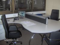 27 Callcenterm�bel Trennw�nde Auftischelemente anthrazit