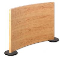 31 Callcenterm�bel Trennw�nde Bogenstellwand holz