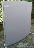 41 Callcenterm�bel Trennw�nde Bogenstellwand grau