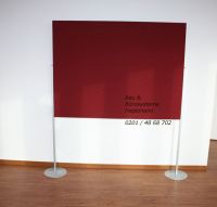 47 Callcenterm�bel Trennw�nde Stellwand rot