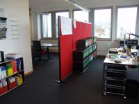 50 Callcenterm�bel Trennw�nde Stellwand rot
