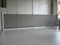 62 Callcenterm�bel Trennw�nde Stellwand Lochblech silber