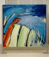 9 Callcenterm�bel Trennw�nde Stellwand bunt bemalt