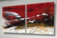 Nr.19 gro�e gemalte Bilder f�r Kantinen Firmen B�ros Empfang