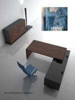 Nr. 2 Angebote Chefzimmerm�bel Schreibtische Zebrano
