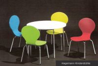 Kindertisch wei� Tisch Kind Kinder verchromte Beine Melamin