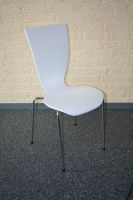 Ausstellung 8 Stuhl weiss Tower Kantinenst�hle Esszimmerst�hle