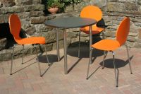 Jackpot St�hle orange Kantinenst�hle Esszimmerst�hle Stuhl