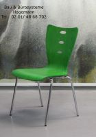 7ABG stabile bunte stapelbare St�hle Stuhl gr�n robust