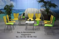 9AB stabile bunte stapelbare St�hle Stuhl robuste Kantinenst�hle