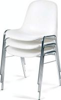 KK5 Kunststoffst�hle, Plastikst�hle, preiswerte, St�hle weiss