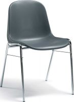 KK3 Kunststoffst�hle, Plastikst�hle, preiswerte, St�hle grau