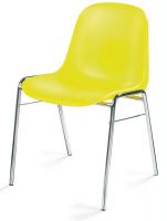 KK4 Kunststoffst�hle, Plastikst�hle, preiswerte, St�hle gelb