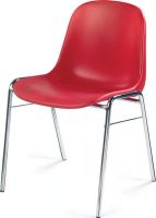 KK6 Kunststoffst�hle, Plastikst�hle, preiswerte, St�hle rot