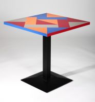 Designertisch Bistrotisch 70 x 70 cm Tisch mit Mosaik Design