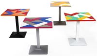 4 Tische Mosaiktisch Bistrotisch 70 x 70 cm Tisch Designtisch