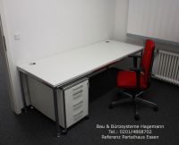 Moderne weisse B�rom�bel Gestell verchromt Artikel 4343421