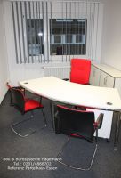 Moderne weisse B�rom�bel Gestell verchromt Artikel 4343422