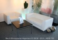 No. 8a Kunstledersessel Sessel/Stuhl Kunstleder weiss mit Armleh