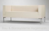 No. 8c Kunstledersessel Sessel/Stuhl Kunstleder weiss mit Armleh