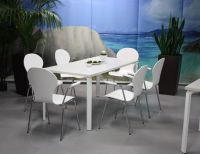 Nr 8a Mehrzweckst�hle weisse St�hle