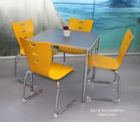 Nr 11d Mehrzweckst�hle gelb St�hle ohne Armlehne