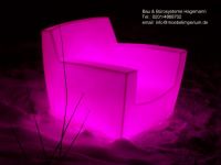 Nr. 15 Bunte, moderne Sessel pink (beleuchtet) Kunststoff